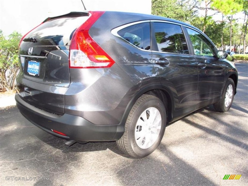 2013 CR-V EX - Polished Metal Metallic / Gray photo #3