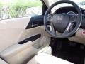 Ivory 2013 Honda Accord EX Sedan Steering Wheel