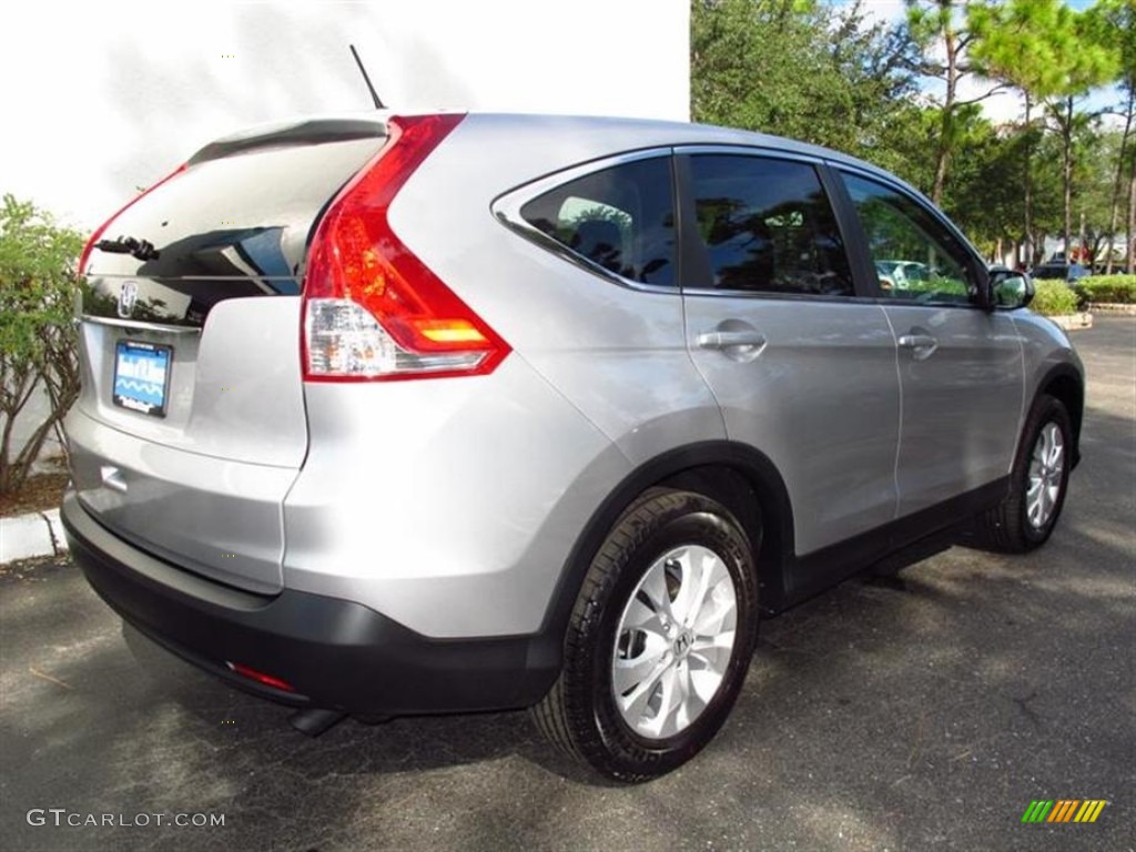 2012 CR-V EX - Alabaster Silver Metallic / Black photo #3