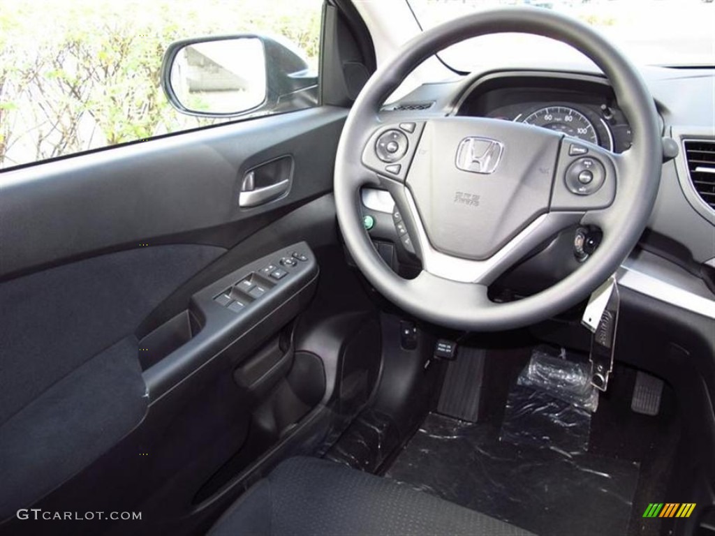 2012 CR-V EX - Alabaster Silver Metallic / Black photo #5