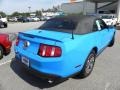 2012 Grabber Blue Ford Mustang V6 Premium Convertible  photo #9