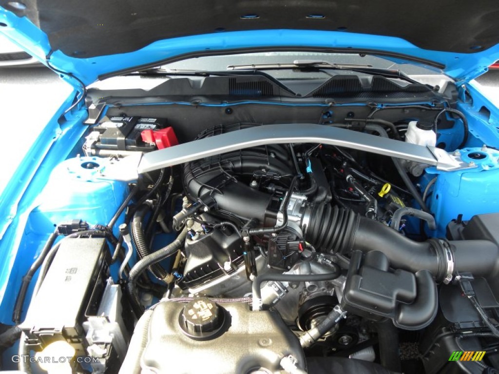 2012 Ford Mustang V6 Premium Convertible 3.7 Liter DOHC 24-Valve Ti-VCT V6 Engine Photo #71456653
