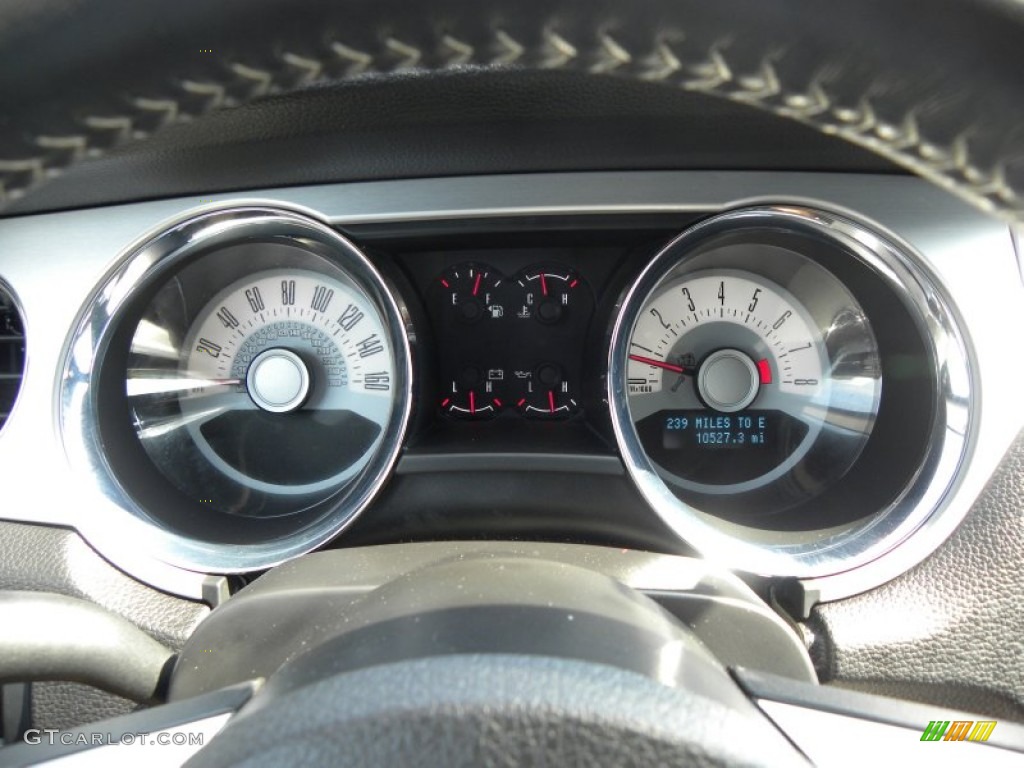 2012 Ford Mustang V6 Premium Convertible Gauges Photo #71456693