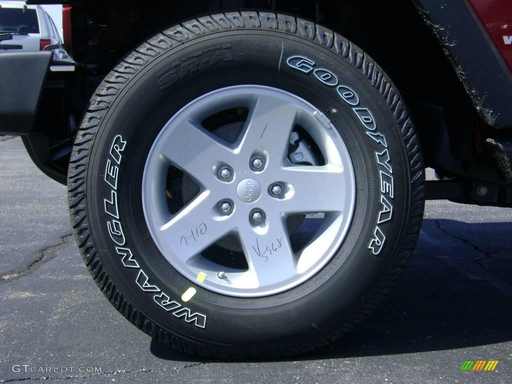 2009 Wrangler Unlimited X 4x4 - Red Rock Crystal Pearl / Dark Slate Gray/Medium Slate Gray photo #13