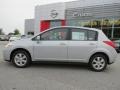 2012 Brilliant Silver Metallic Nissan Versa 1.8 S Hatchback  photo #2