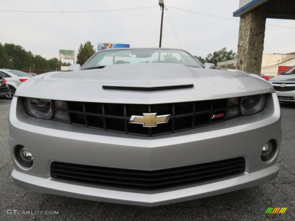Silver Ice Metallic 2013 Chevrolet Camaro SS/RS Convertible Exterior Photo #71458388