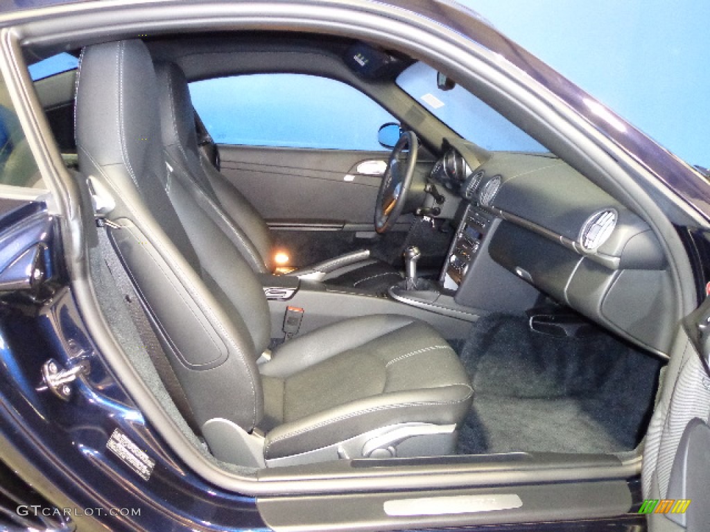 Black Interior 2007 Porsche Cayman Standard Cayman Model Photo #71458700
