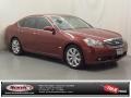 Crimson Roulette Pearl 2007 Infiniti M 35 Sedan