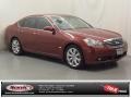 2007 Crimson Roulette Pearl Infiniti M 35 Sedan  photo #1