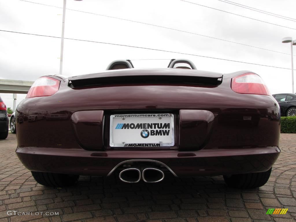 2007 Boxster  - Carmona Red Metallic / Sand Beige photo #4