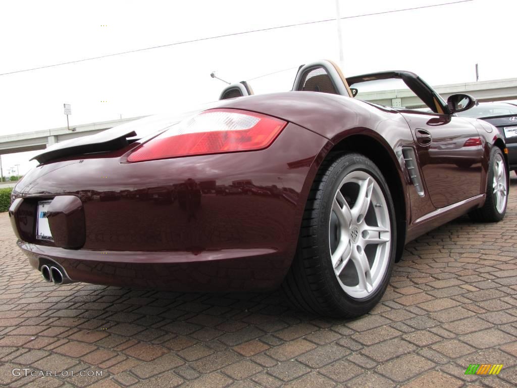 2007 Boxster  - Carmona Red Metallic / Sand Beige photo #5