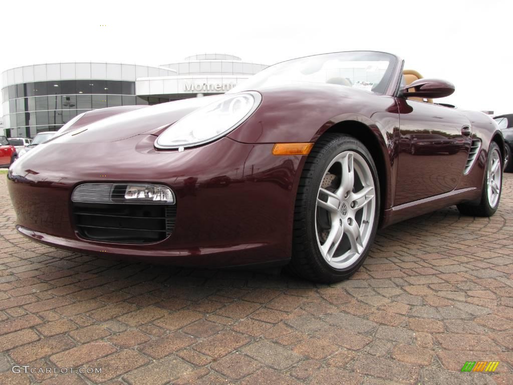 2007 Boxster  - Carmona Red Metallic / Sand Beige photo #9