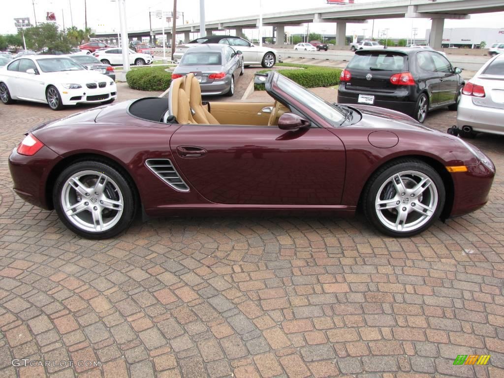 2007 Boxster  - Carmona Red Metallic / Sand Beige photo #14