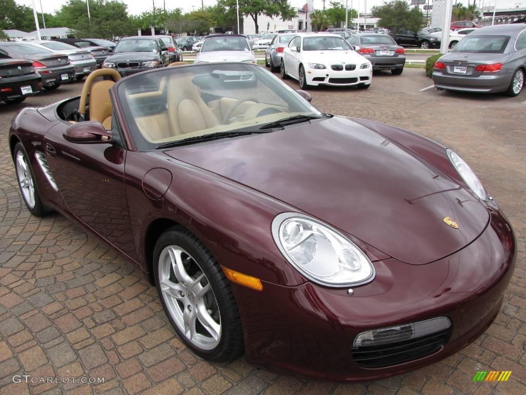 2007 Boxster  - Carmona Red Metallic / Sand Beige photo #15