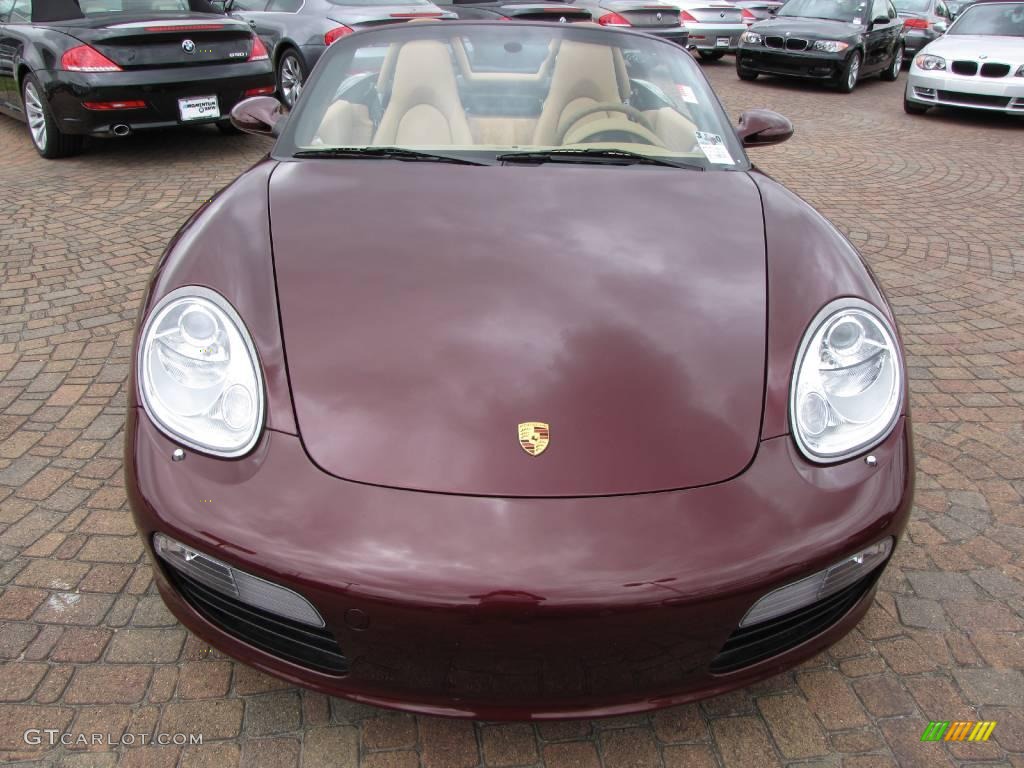 2007 Boxster  - Carmona Red Metallic / Sand Beige photo #16