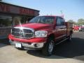 2007 Flame Red Dodge Ram 2500 SLT Quad Cab 4x4  photo #1