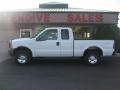 Oxford White - F250 Super Duty XL SuperCab 4x4 Photo No. 2