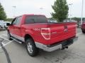2010 Vermillion Red Ford F150 XLT SuperCrew 4x4  photo #10