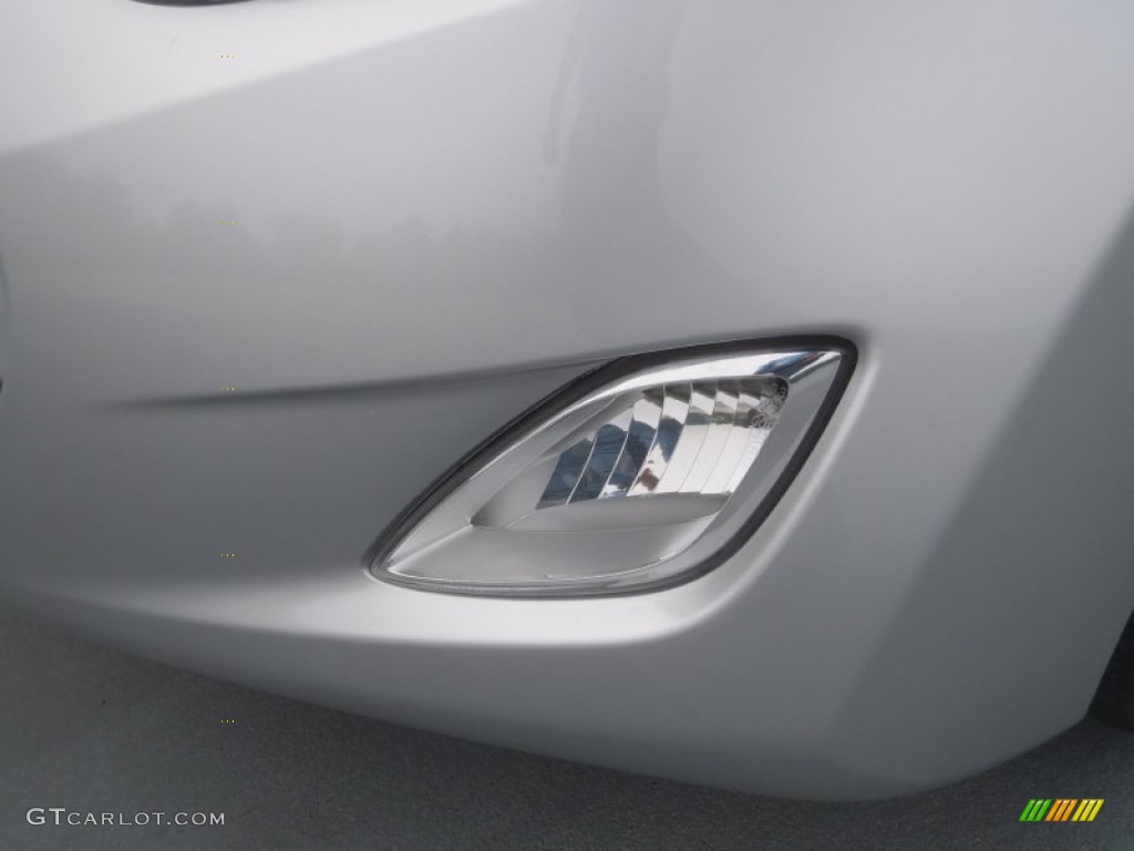 2012 Elantra GLS - Shimmering Silver / Gray photo #9