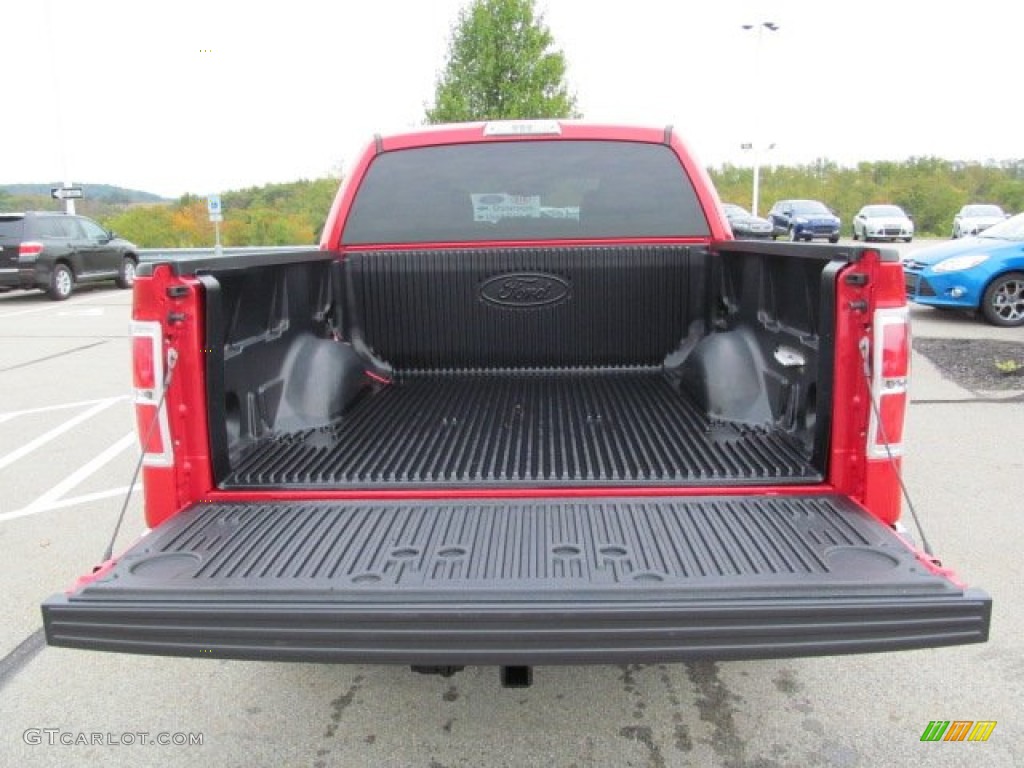 2010 F150 XLT SuperCrew 4x4 - Vermillion Red / Medium Stone photo #13