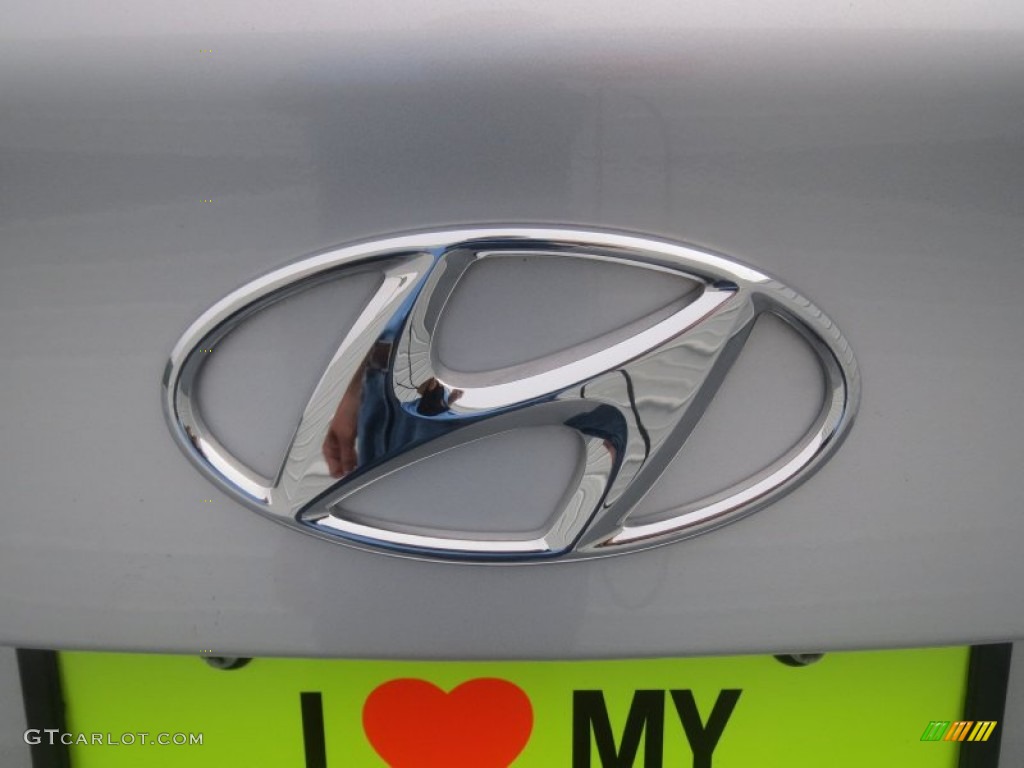 2012 Elantra GLS - Shimmering Silver / Gray photo #16