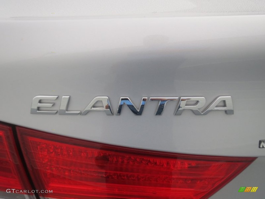 2012 Elantra GLS - Shimmering Silver / Gray photo #17