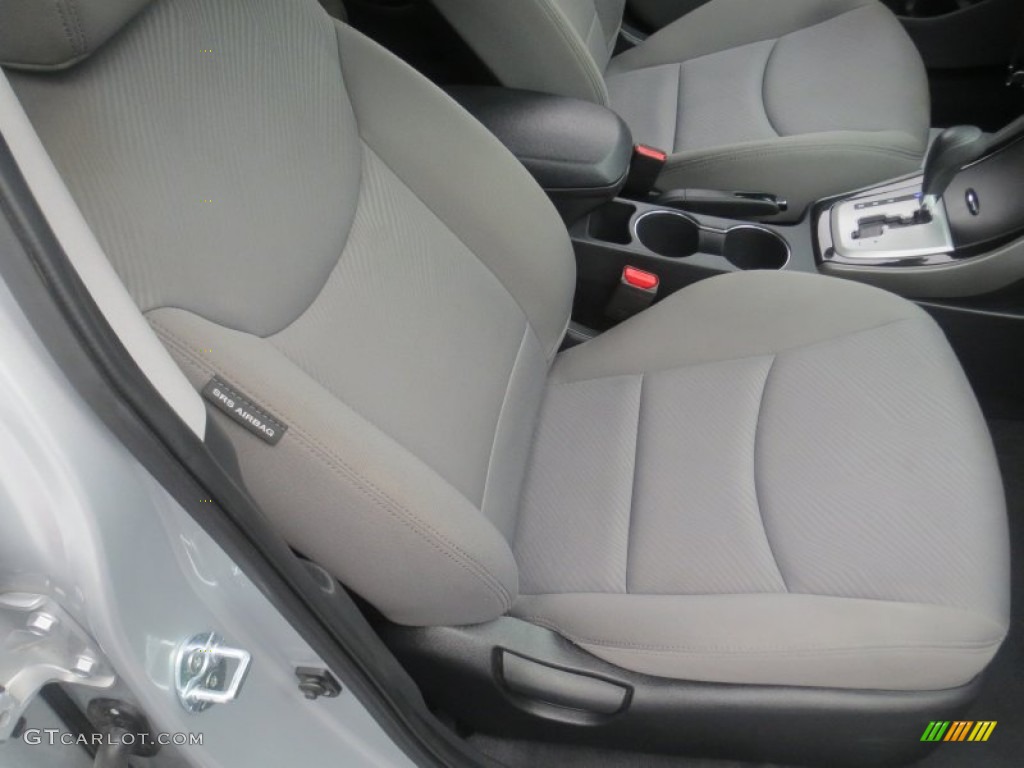 2012 Elantra GLS - Shimmering Silver / Gray photo #21