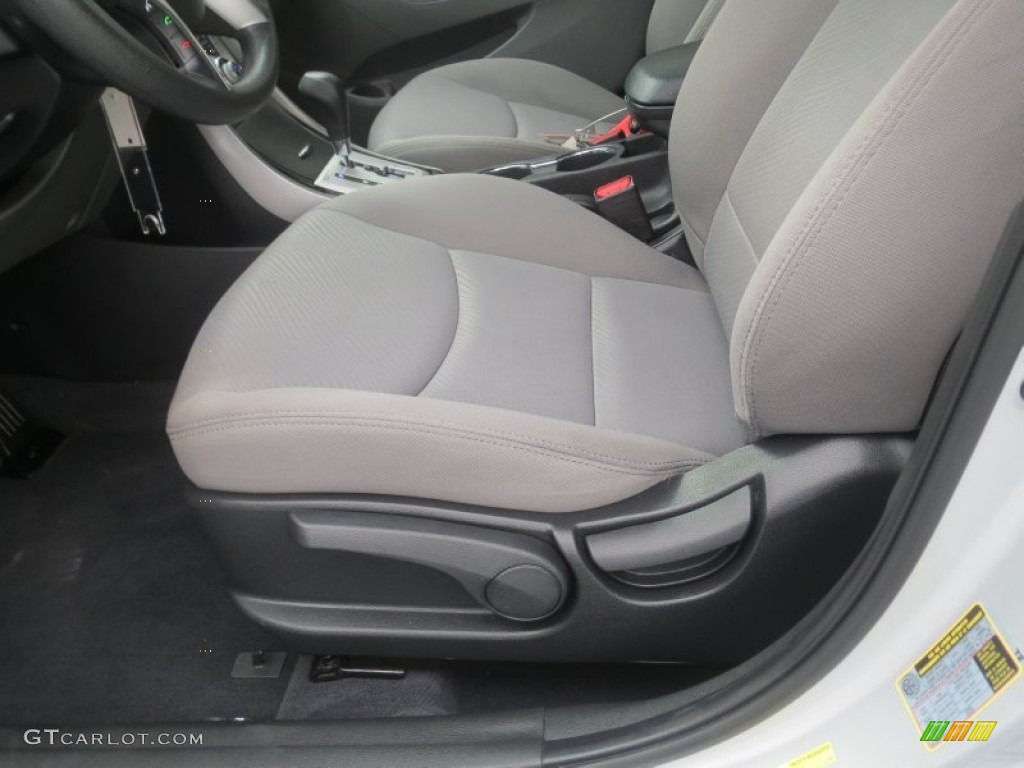 2012 Elantra GLS - Shimmering Silver / Gray photo #30
