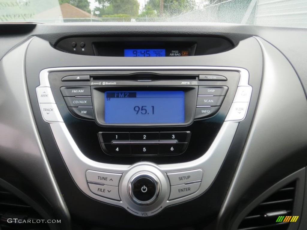 2012 Elantra GLS - Shimmering Silver / Gray photo #32