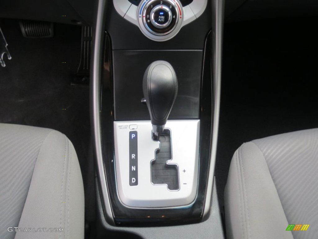 2012 Elantra GLS - Shimmering Silver / Gray photo #34