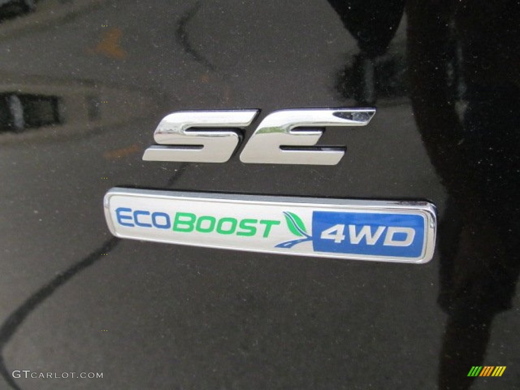 2013 Escape SE 1.6L EcoBoost 4WD - Tuxedo Black Metallic / Medium Light Stone photo #11