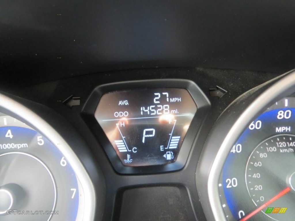 2012 Elantra GLS - Shimmering Silver / Gray photo #37