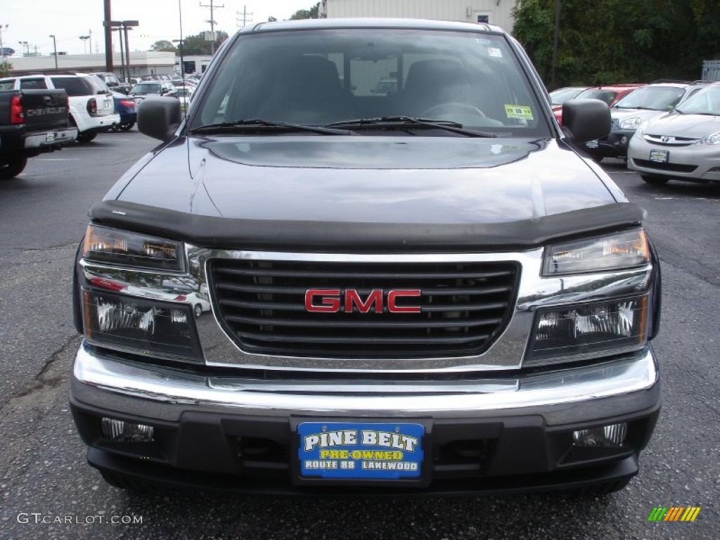 2007 Canyon SLE Crew Cab 4x4 - Midnight Blue Metallic / Dark Pewter photo #2