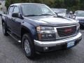 2007 Midnight Blue Metallic GMC Canyon SLE Crew Cab 4x4  photo #3