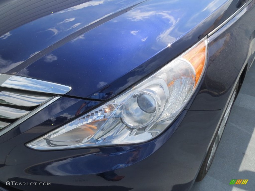 2013 Sonata SE - Indigo Night Blue / Gray photo #8