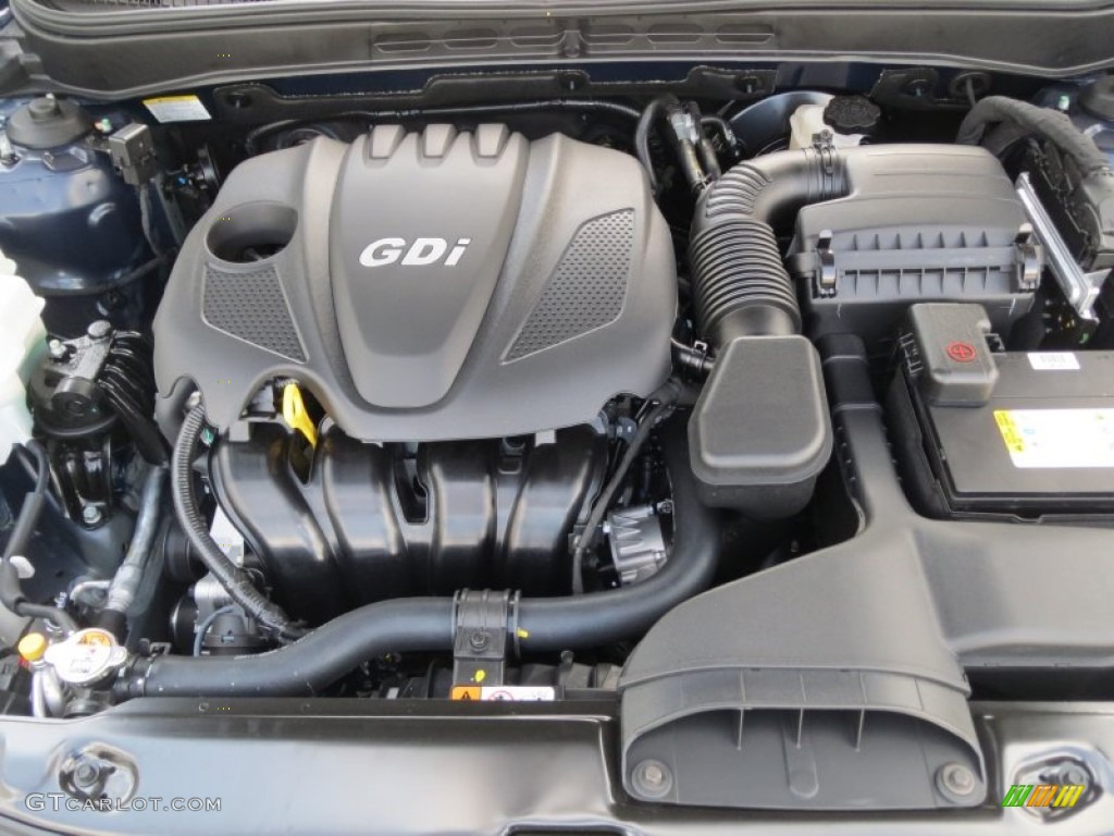 2013 Hyundai Sonata SE 2.4 Liter DOHC 16-Valve D-CVVT 4 Cylinder Engine Photo #71465597