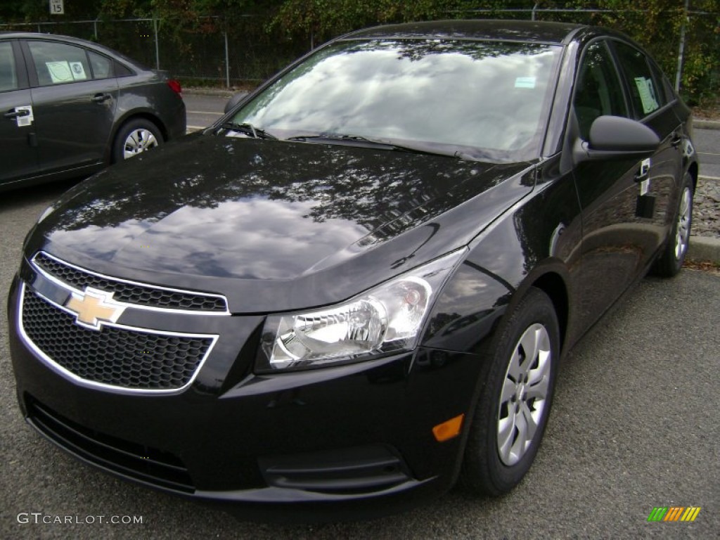 2013 Cruze LS - Black Granite Metallic / Jet Black/Medium Titanium photo #1
