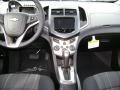 Jet Black/Dark Titanium 2013 Chevrolet Sonic LT Sedan Dashboard