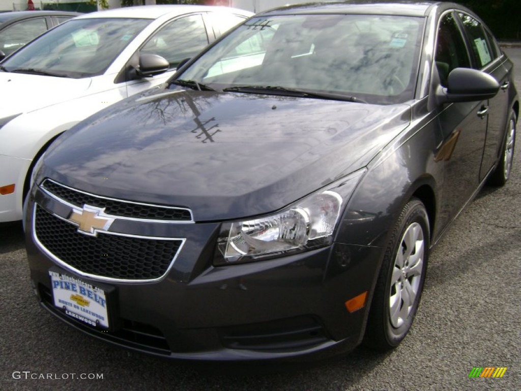 2013 Cruze LS - Tungsten Metallic / Jet Black/Medium Titanium photo #1