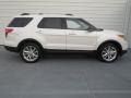 2013 White Platinum Tri-Coat Ford Explorer XLT  photo #2