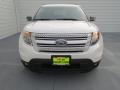 2013 White Platinum Tri-Coat Ford Explorer XLT  photo #7