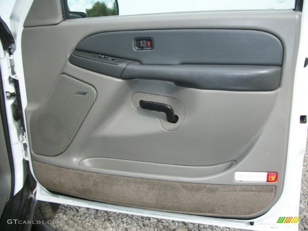 2003 Chevrolet Suburban 1500 Z71 4x4 Gray/Dark Charcoal Door Panel Photo #71466959
