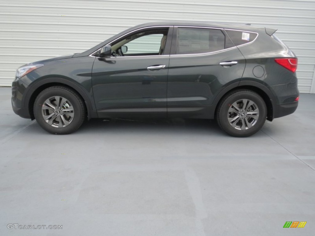 Juniper Green 2013 Hyundai Santa Fe Sport Exterior Photo #71467004