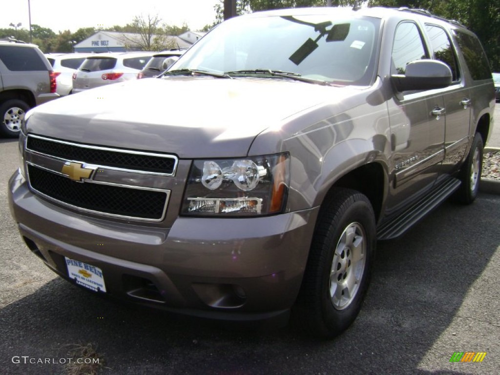 2012 Suburban LT 4x4 - Mocha Steel Metallic / Ebony photo #1