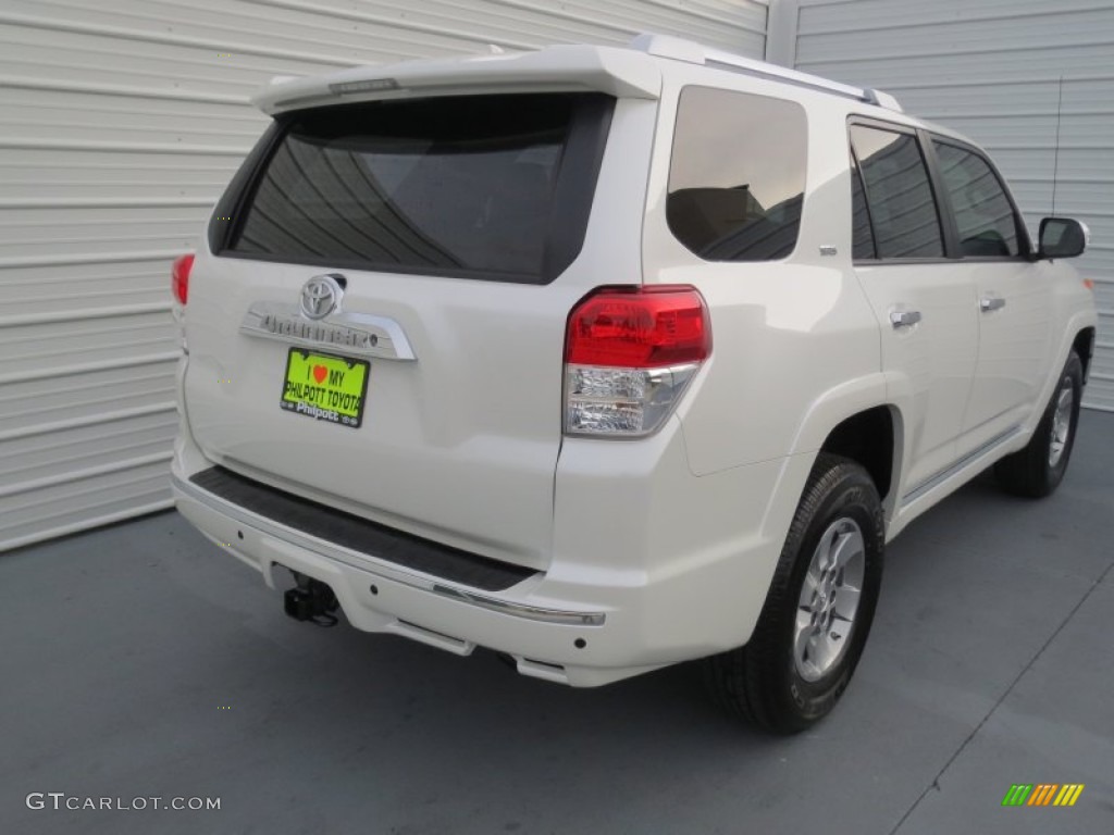 2013 4Runner SR5 - Blizzard White Pearl / Sand Beige Leather photo #3