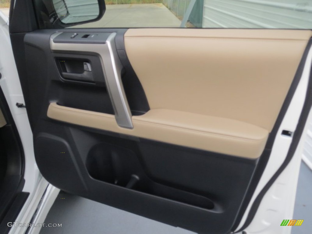 2013 4Runner SR5 - Blizzard White Pearl / Sand Beige Leather photo #16