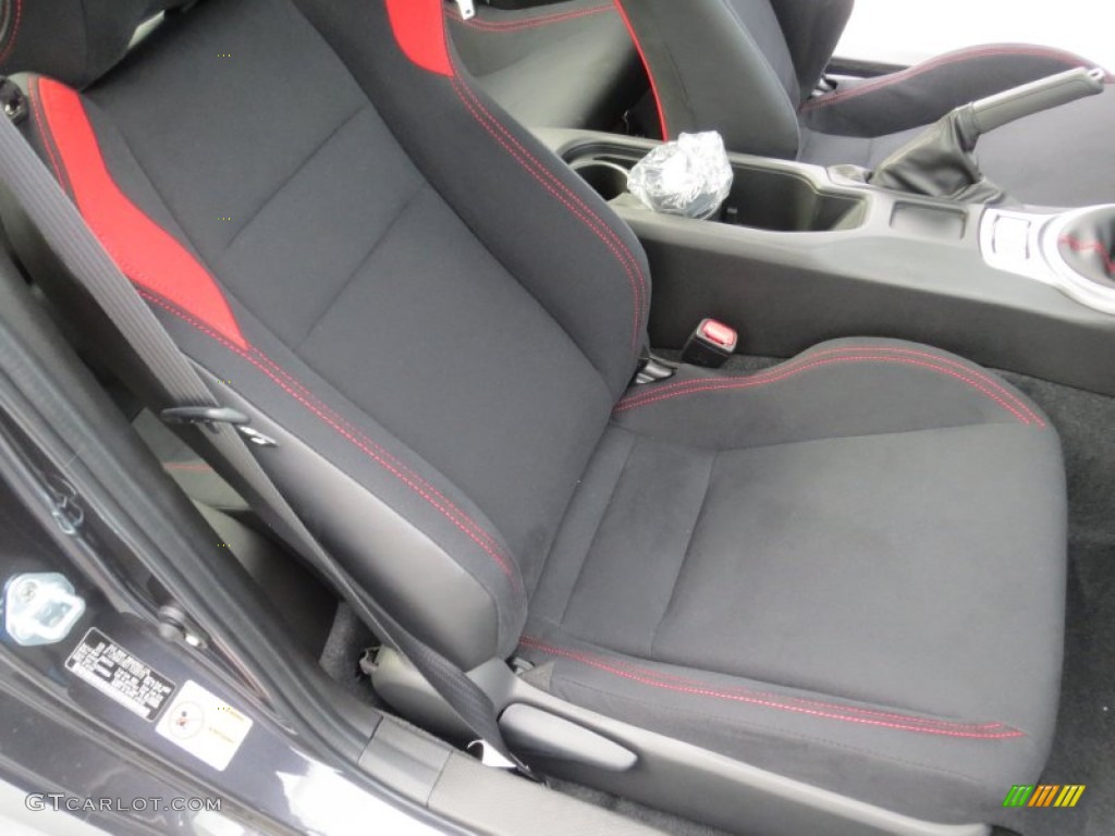 Black/Red Accents Interior 2013 Scion FR-S Sport Coupe Photo #71467967