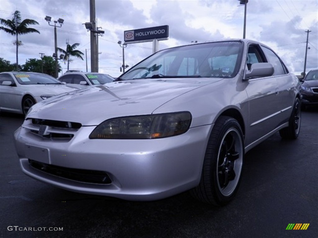 1998 Accord EX V6 Sedan - Regent Silver Pearl / Quartz photo #9
