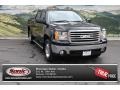 2008 Onyx Black GMC Sierra 1500 SLT Crew Cab 4x4  photo #1