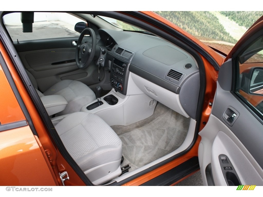 2007 Cobalt LT Sedan - Sunburst Orange Metallic / Gray photo #12